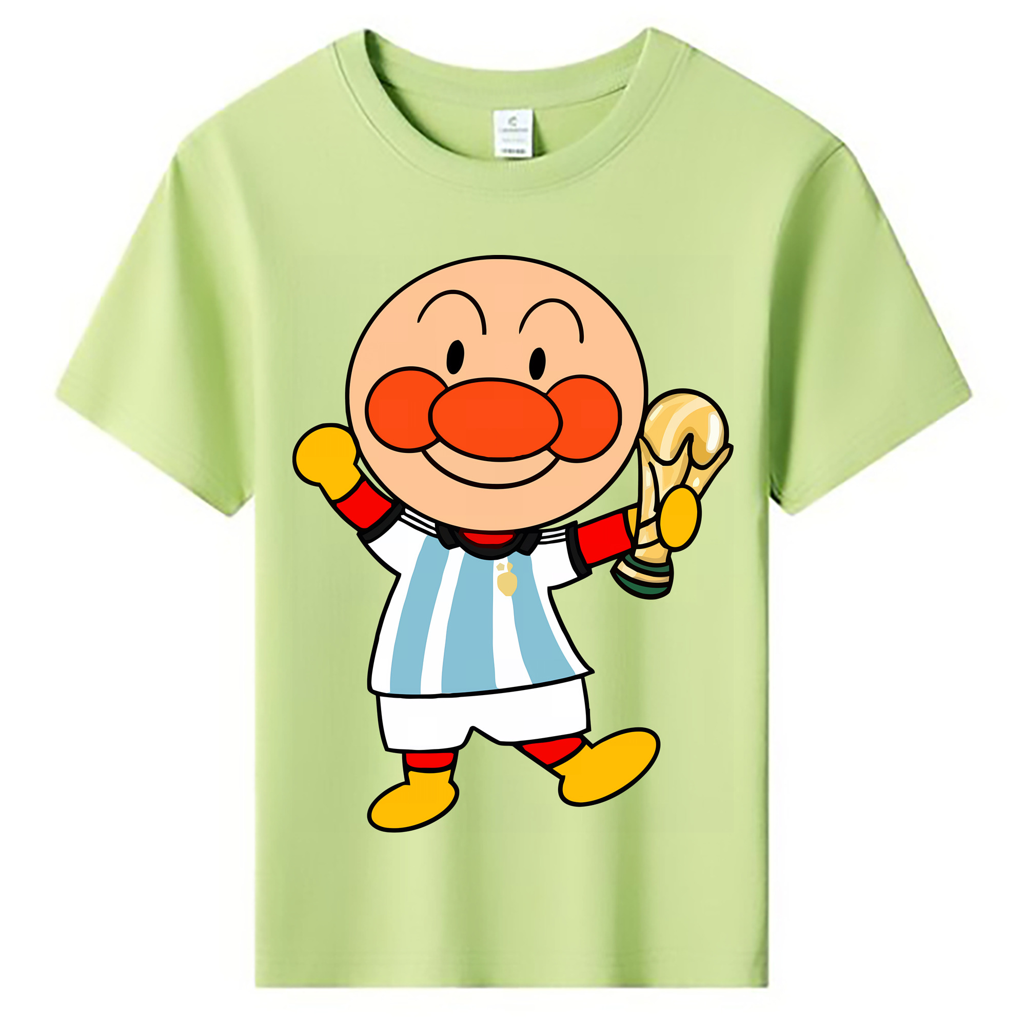 （画像用） アンパンマン Anpanman 綿100％キッズTシャツ（フロントプリント）